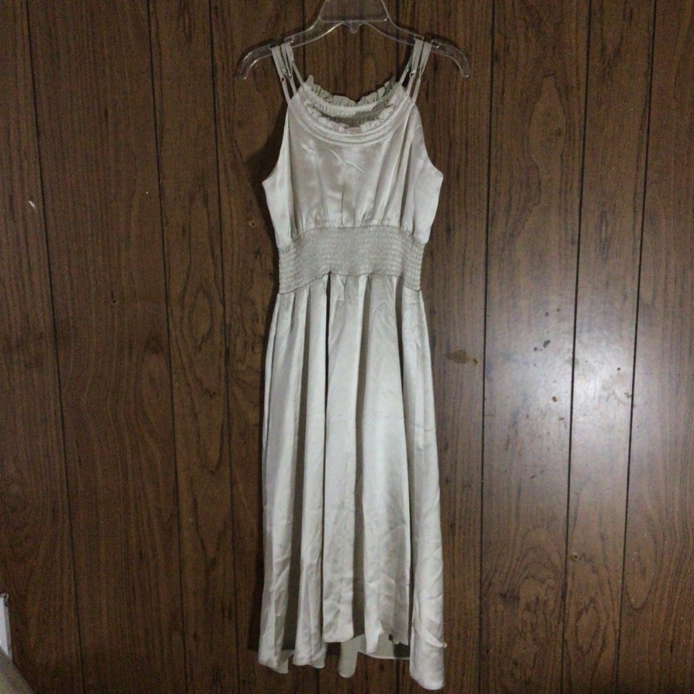 Petite Studio Jodie Champagne Dress Sz XSP - Picture 4 of 7